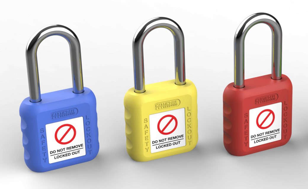 Martindale Electric padlock designed by Gm Design Development UK